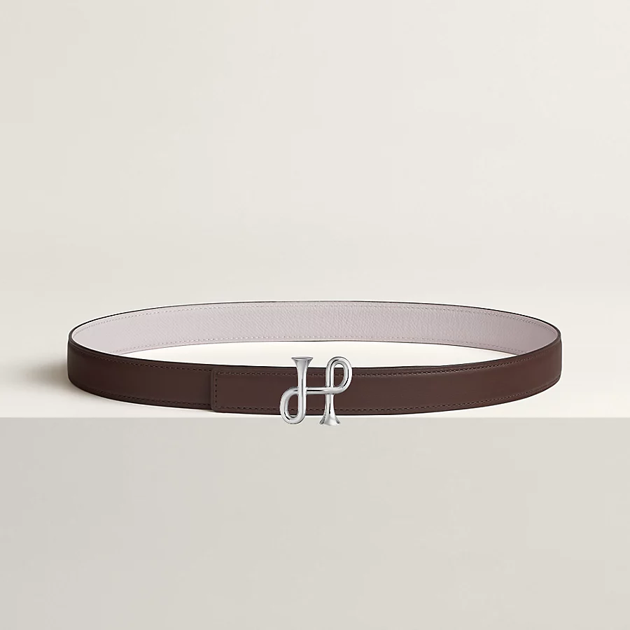 Cor Baroque belt buckle & Reversible leather strap 24 mm - Image 1